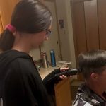 getting a home haircut